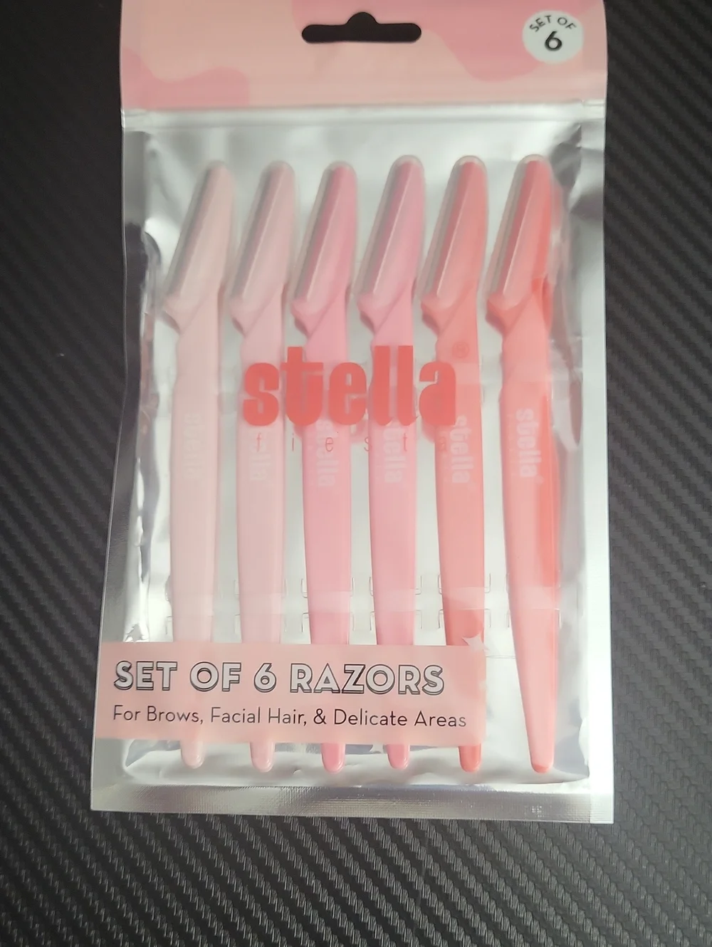 Stella Set of‎ 6 Facial Razors